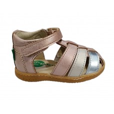 KICKERS KICK FLO 1217853-10-0-133 ΠΑΙΔΙΚΟ ΠΑΠΟΥΤΣΟΠΕΔΙΛΟ ΚΟΡΙΤΣΙ  ΜΠΡΟΝΖΕ ΡΟΖ